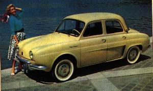 agrafe de baguette de porte, Renault Dauphine 1er modèle
